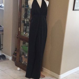 Vintage Halter top pants suit nylon bell bottom